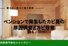 ペンションで発生したカビ臭の原因調査とカビ対策｜除カビ・防カビ施工事例｜エルイズビー